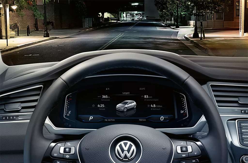 Cuadro de mandos del cockpit del Volkswagen Tiguan